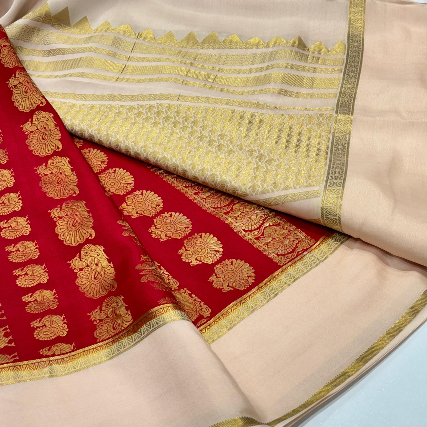 Pure Mysore Silk Saree