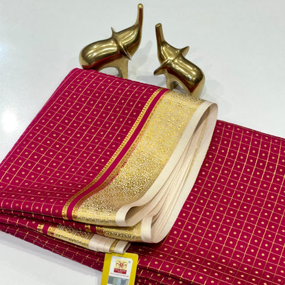 Pure Mysore Silk Saree