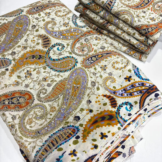 Premium Crepe Silk Fabric