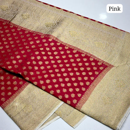 Pure Georgette Banarasi Saree