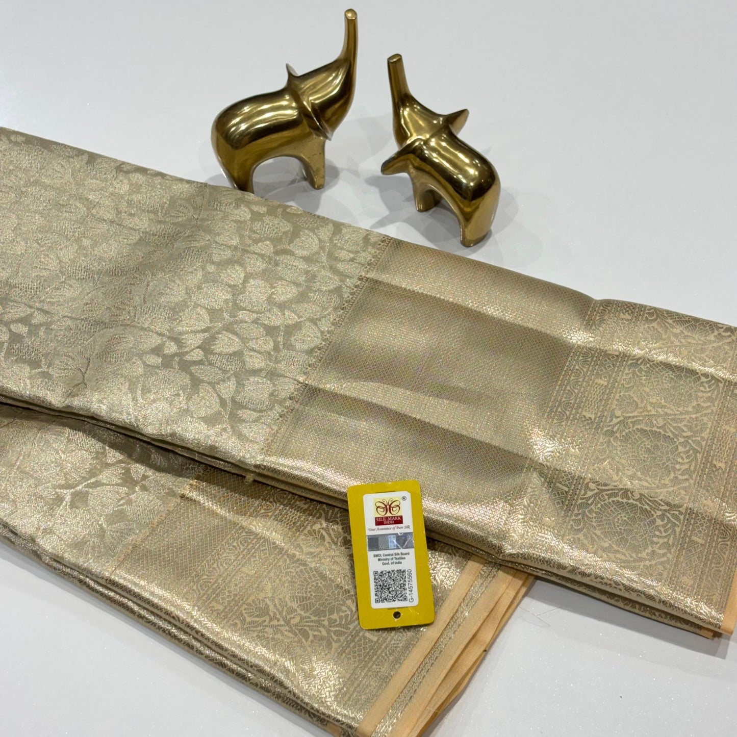 Pure Silk Kanjivaram Brocade Saree