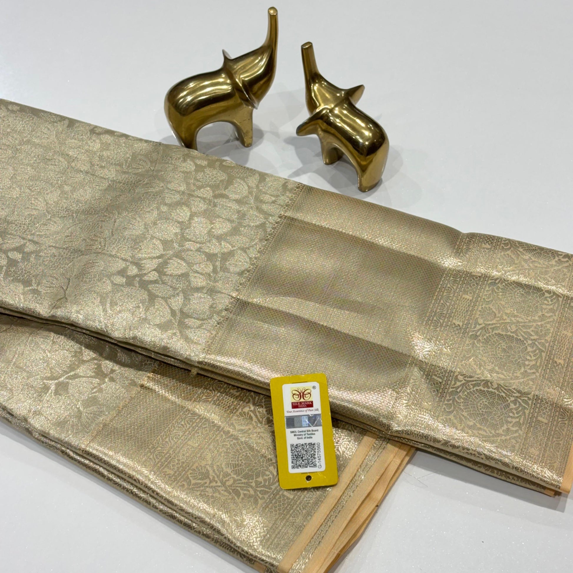 Pure Silk Kanjivaram Brocade Saree