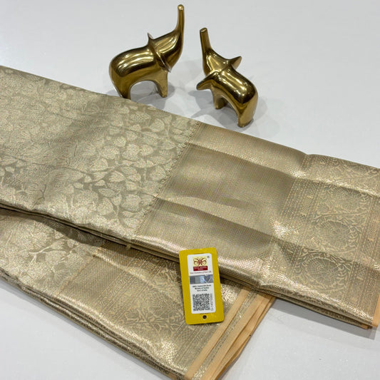 Pure Silk Kanjivaram Brocade Saree