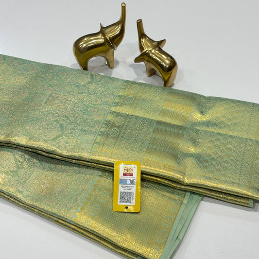 Pure Silk Kanjivaram Brocade Saree