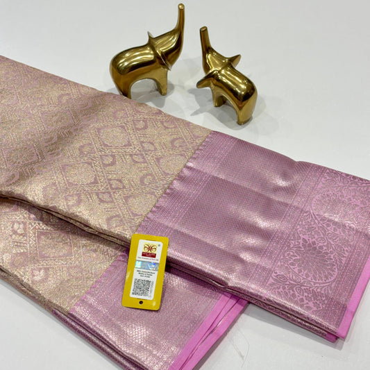 Pure Silk Kanjivaram Brocade Saree