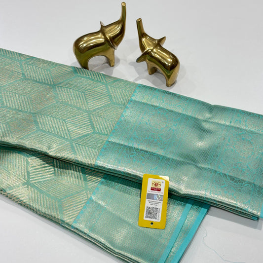 Pure Silk Kanjivaram Brocade Saree