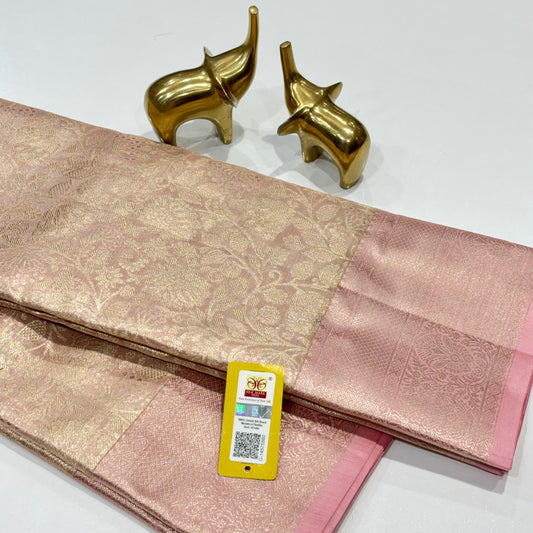 Pure Silk Kanjivaram Brocade Saree