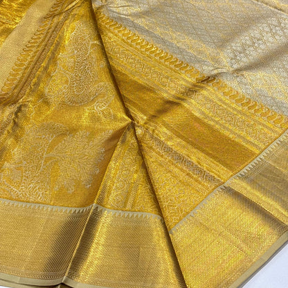 Pure Silk Kanjivaram Brocade Saree