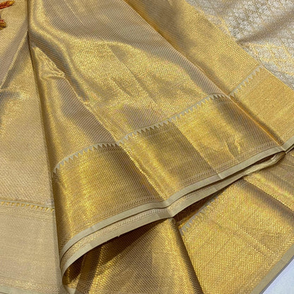 Pure Silk Kanjivaram Brocade Saree