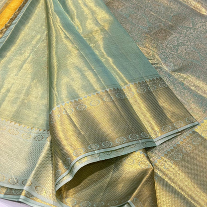 Pure Silk Kanjivaram Brocade Saree