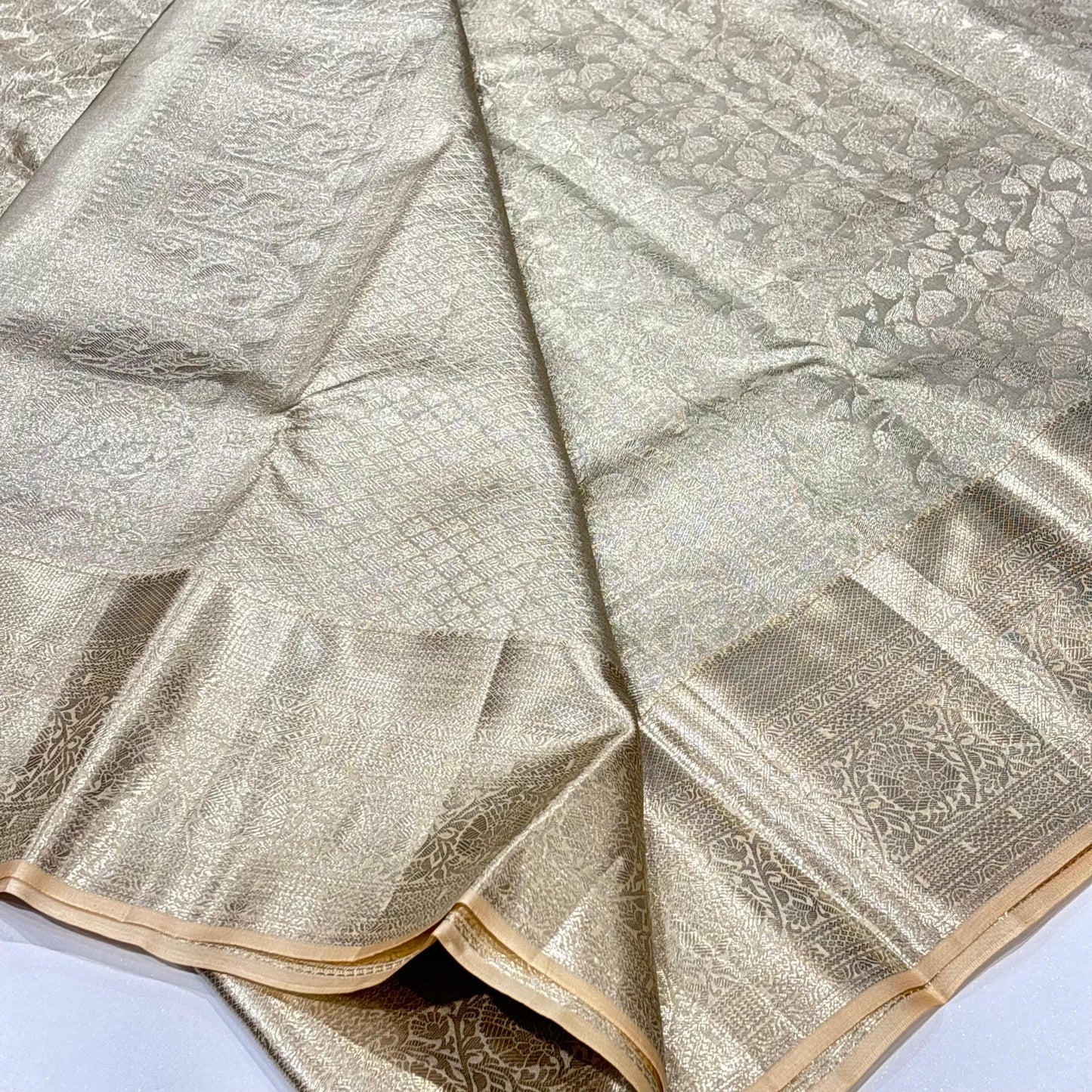 Pure Silk Kanjivaram Brocade Saree