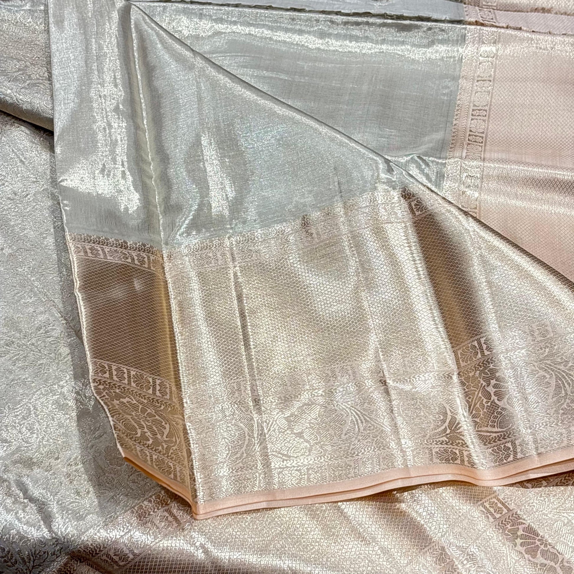 Pure Silk Kanjivaram Brocade Saree