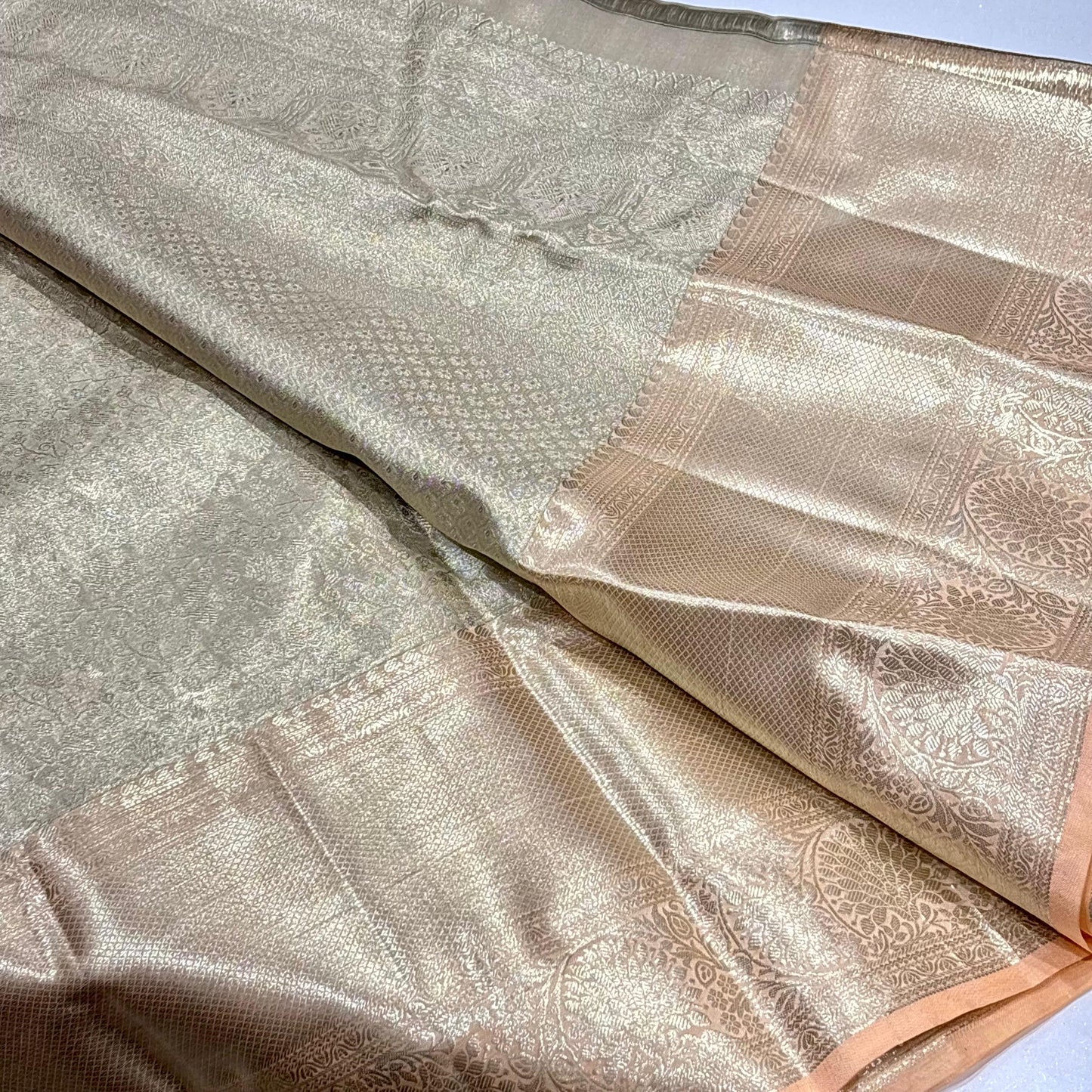 Pure Silk Kanjivaram Brocade Saree