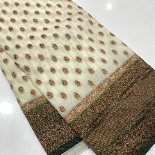 Banaras Antique Zari Georgette Saree