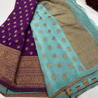 Banaras Antique Zari Georgette Saree