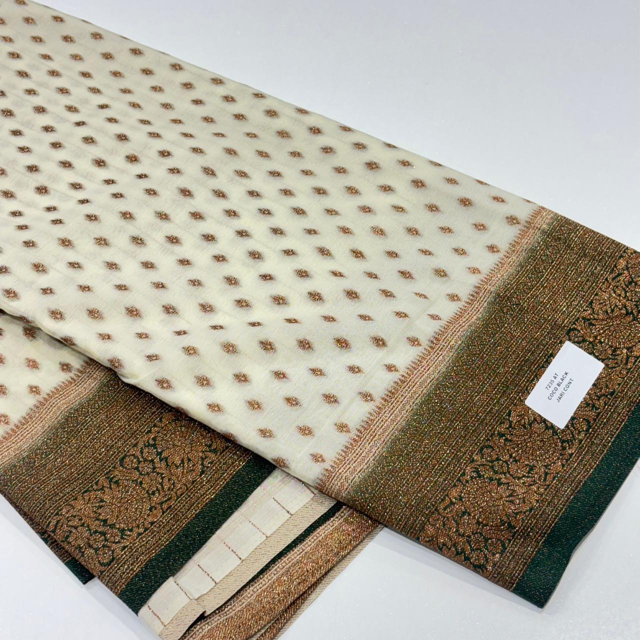 Banaras Antique Zari Georgette Saree