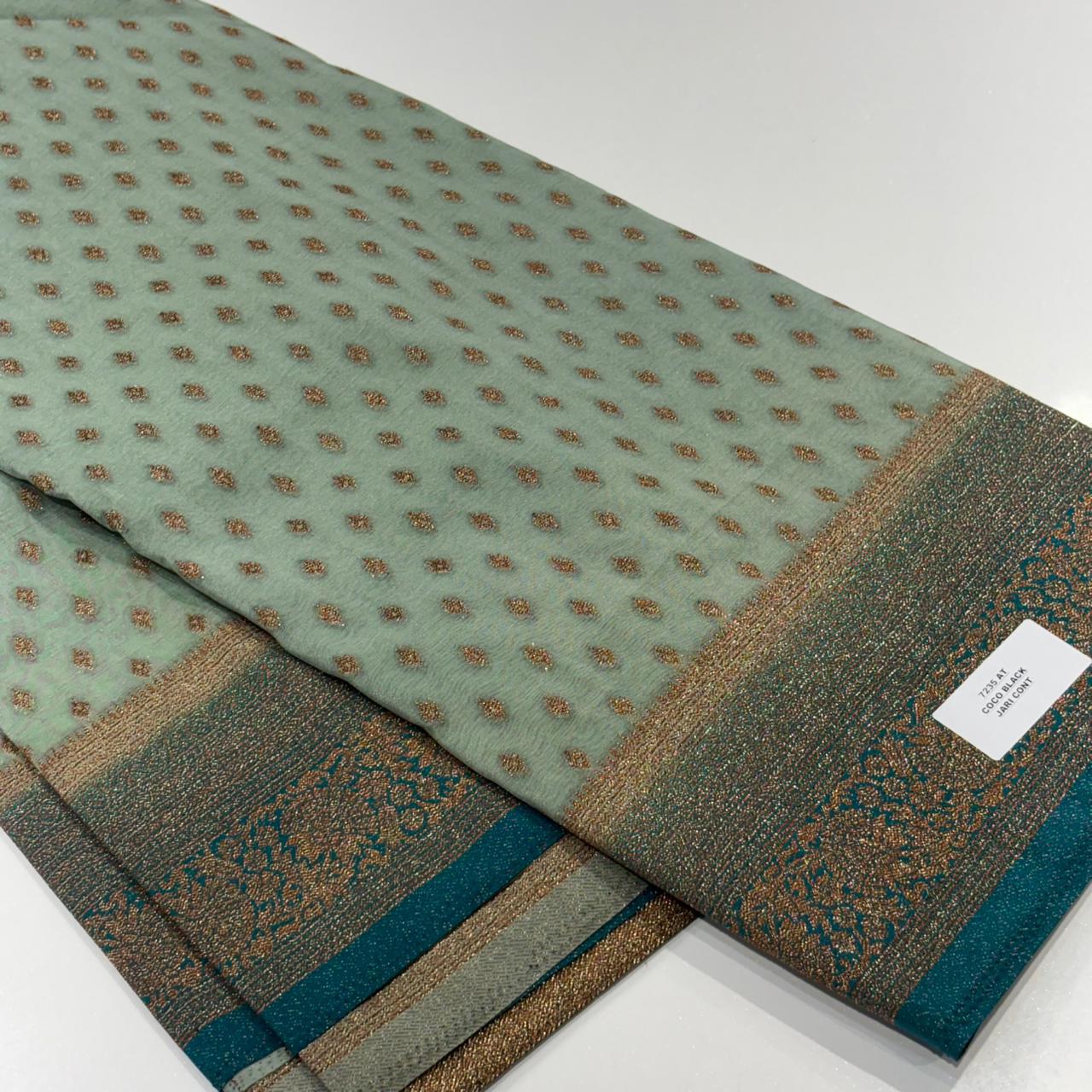 Banaras Antique Zari Georgette Saree