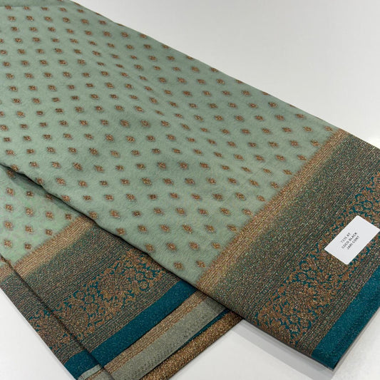Banaras Antique Zari Georgette Saree