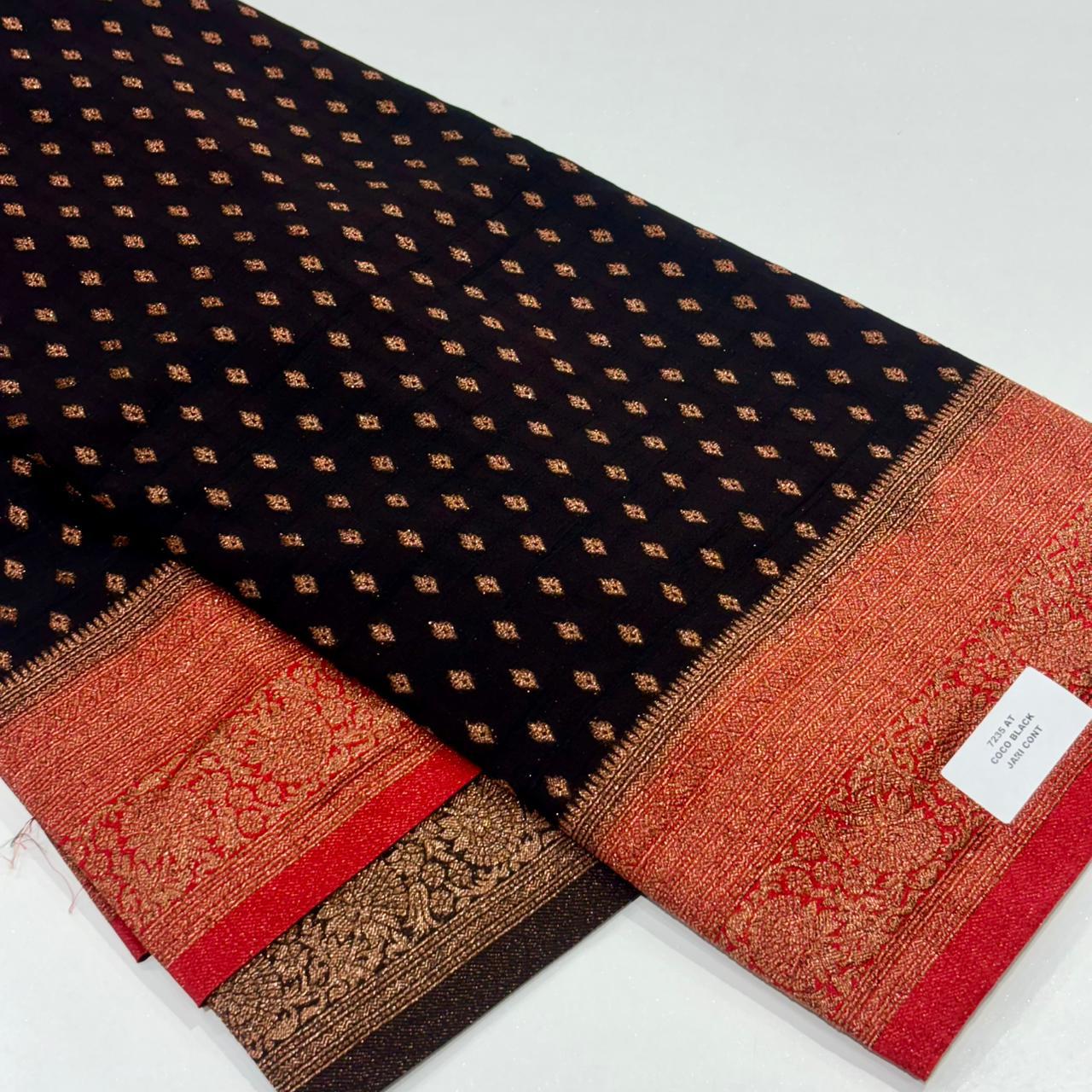 Banaras Antique Zari Georgette Saree