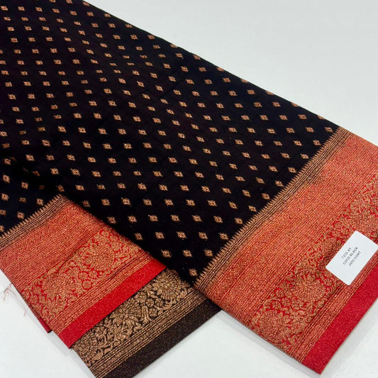 Banaras Antique Zari Georgette Saree