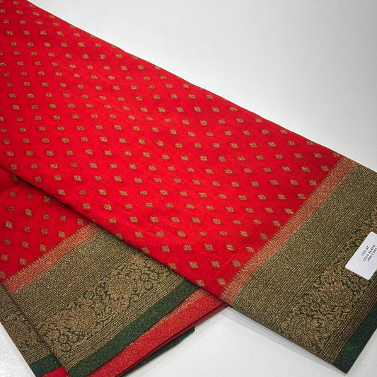 Banaras Antique Zari Georgette Saree