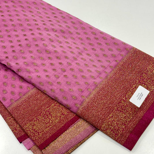 Banaras Antique Zari Georgette Saree