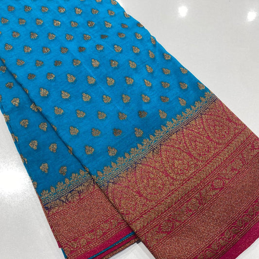 Banaras Antique Zari Georgette Saree