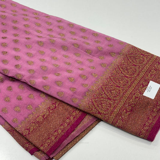 Banaras Antique Zari Georgette Saree