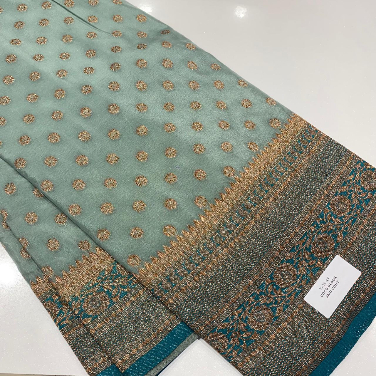 Banaras Antique Zari Georgette Saree
