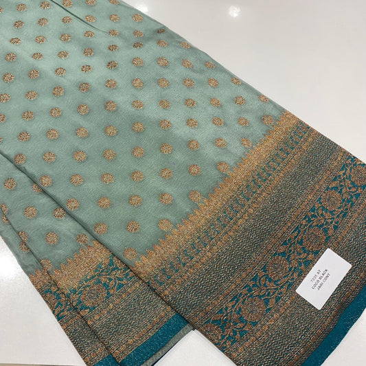 Banaras Antique Zari Georgette Saree
