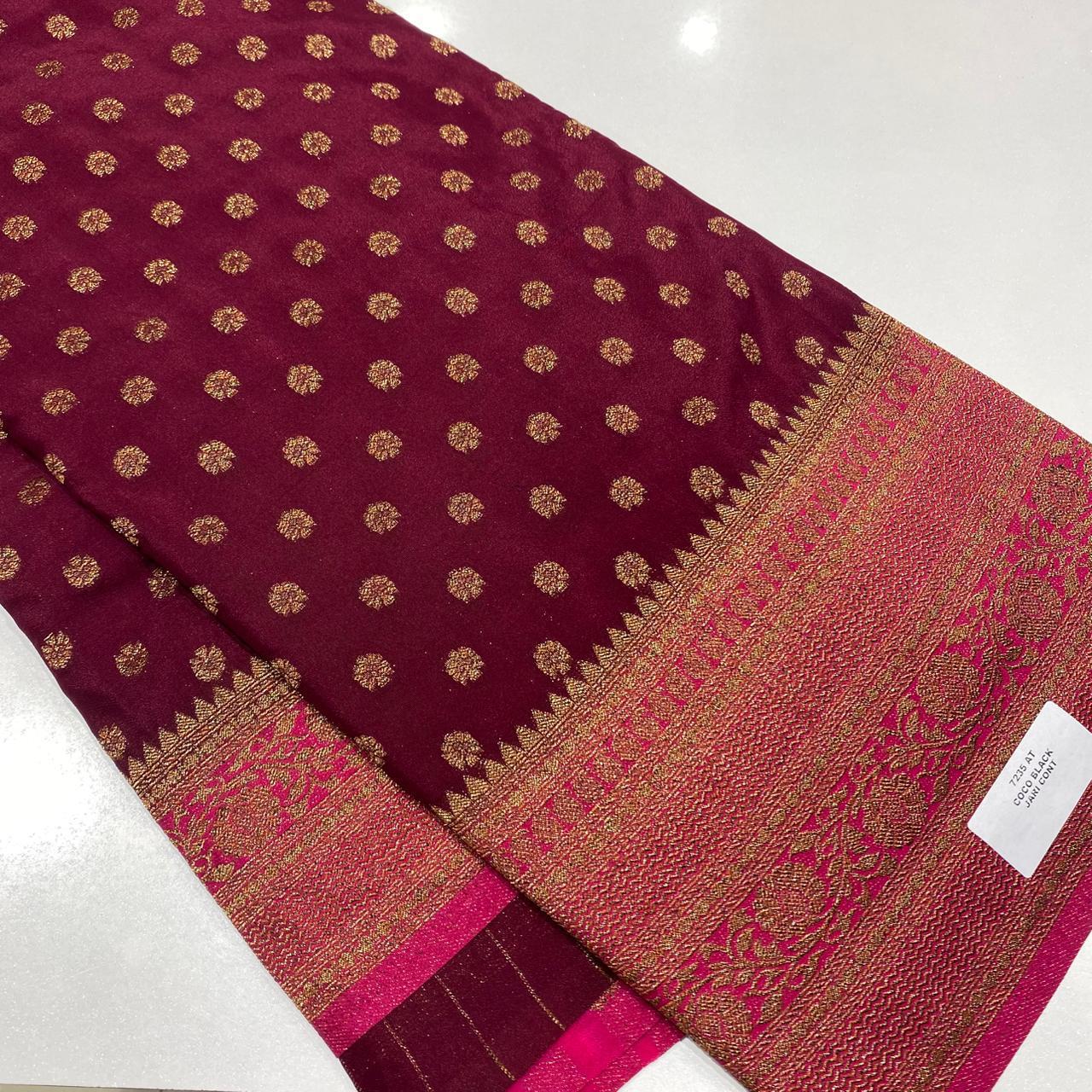 Banaras Antique Zari Georgette Saree