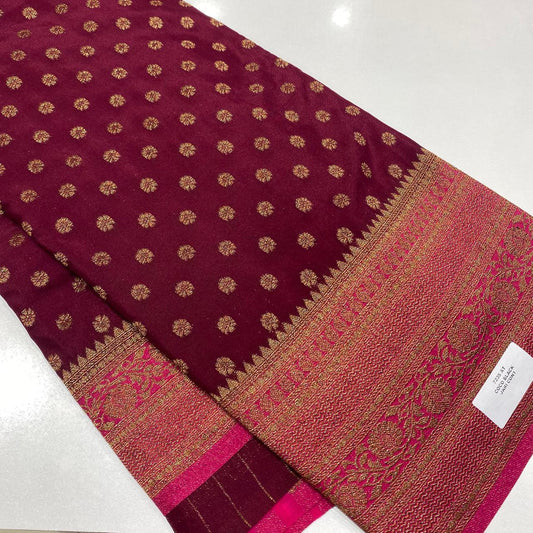Banaras Antique Zari Georgette Saree