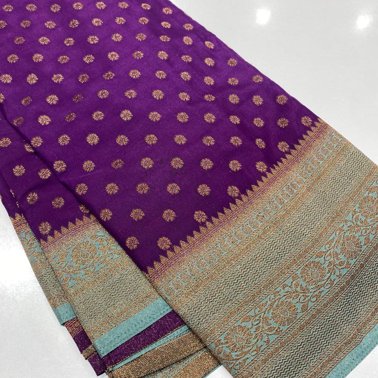 Banaras Antique Zari Georgette Saree