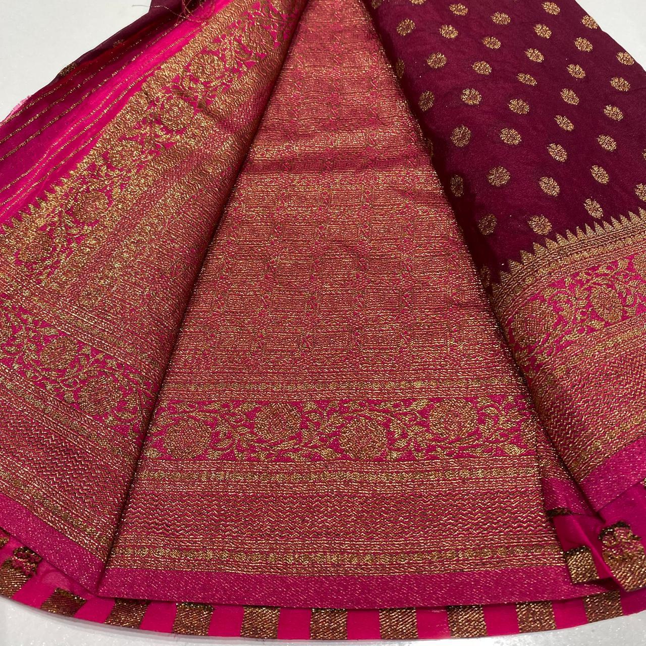 Banaras Antique Zari Georgette Saree