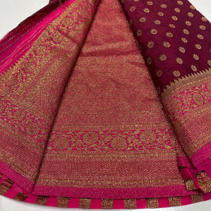 Banaras Antique Zari Georgette Saree