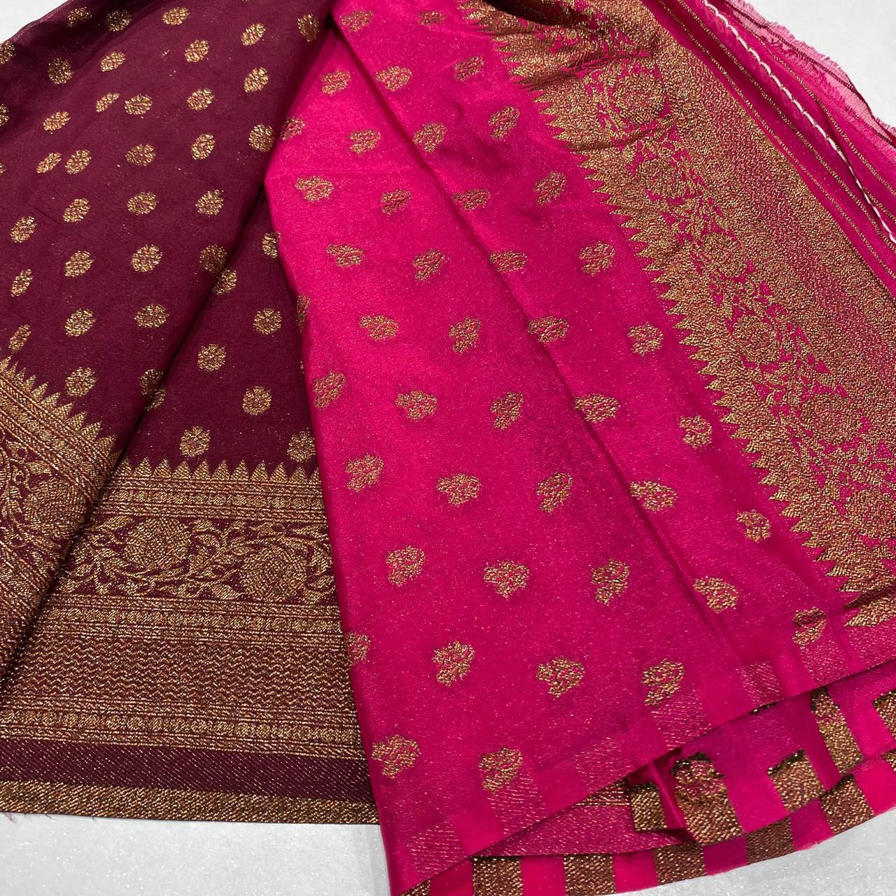 Banaras Antique Zari Georgette Saree