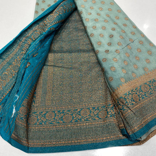 Banaras Antique Zari Georgette Saree