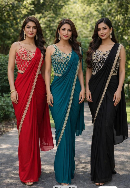 Ready Made Designer Saree