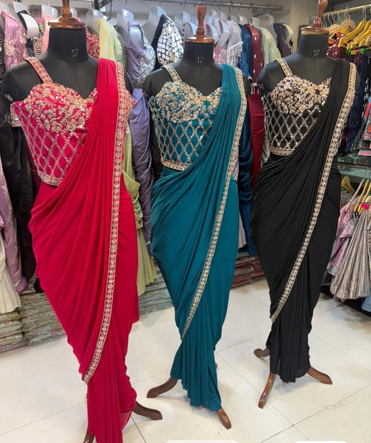 Ready Made Designer Saree