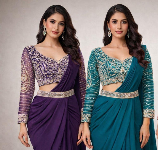 Ready Made Designer Saree