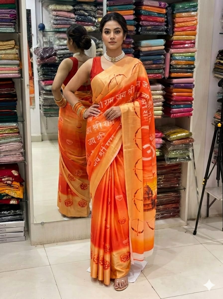 Jai Shri Ram Saree