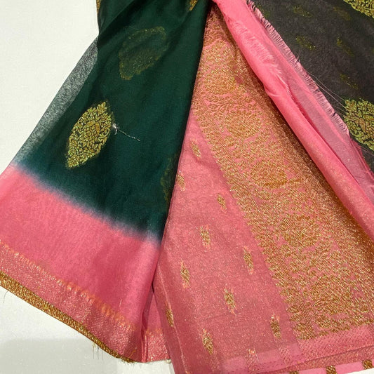 Banaras Antique Zari Chiffon Saree