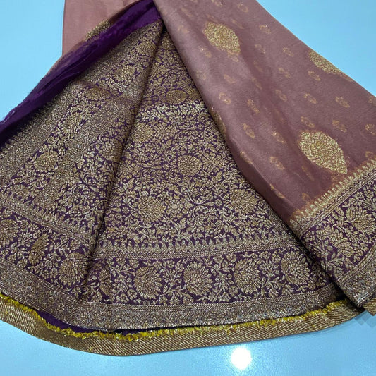 Banaras Antique Zari Chiffon Saree