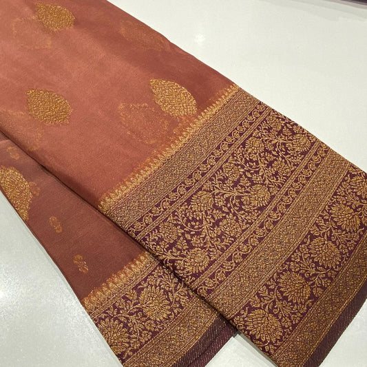 Banaras Antique Zari Chiffon Saree