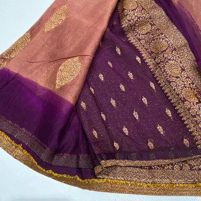 Banaras Antique Zari Chiffon Saree