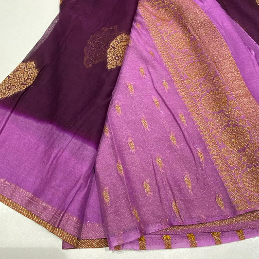 Banaras Antique Zari Chiffon Saree