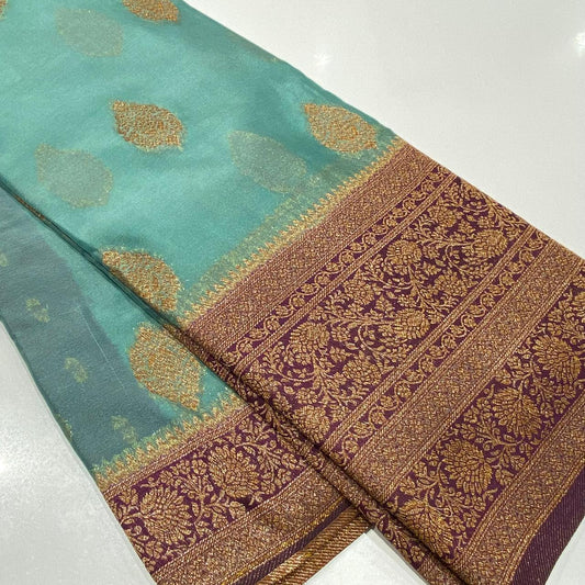 Banaras Antique Zari Chiffon Saree