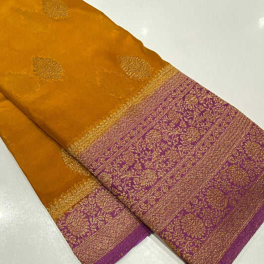 Banaras Antique Zari Chiffon Saree