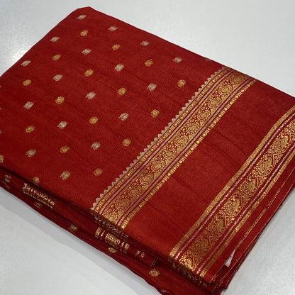 Mysore Crepe Saree