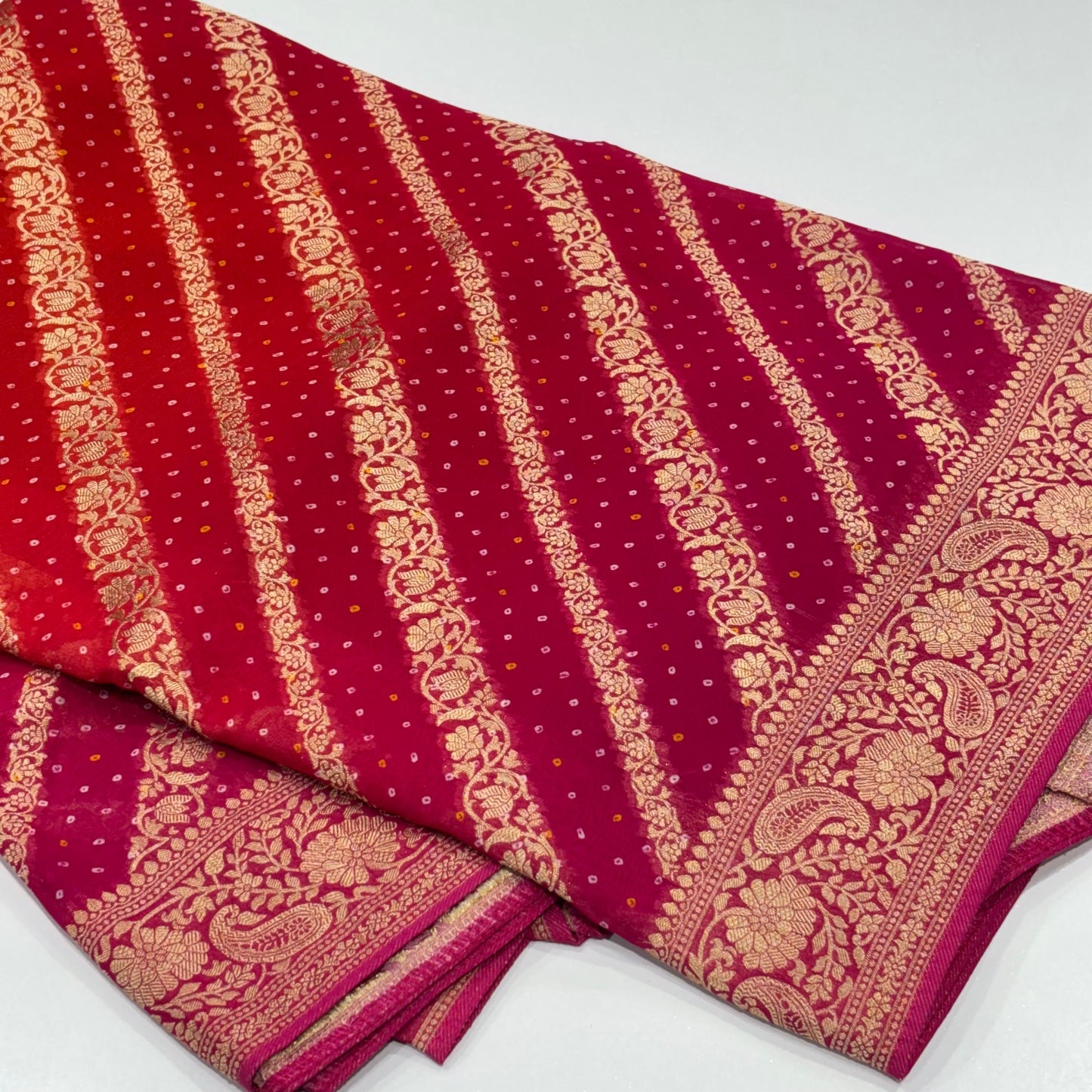 Bandhani Banarasi Saree